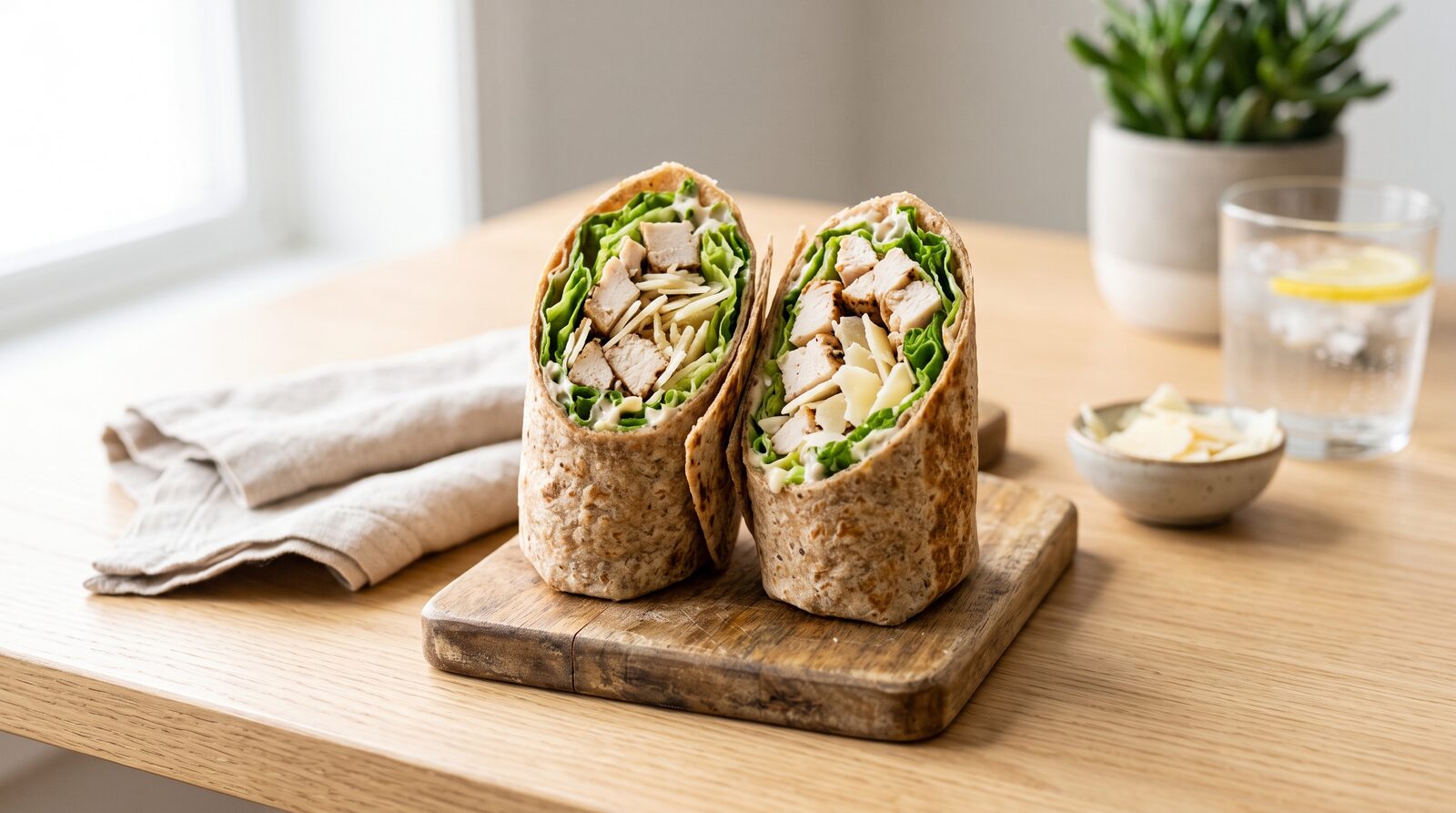 Chicken caesar wrap