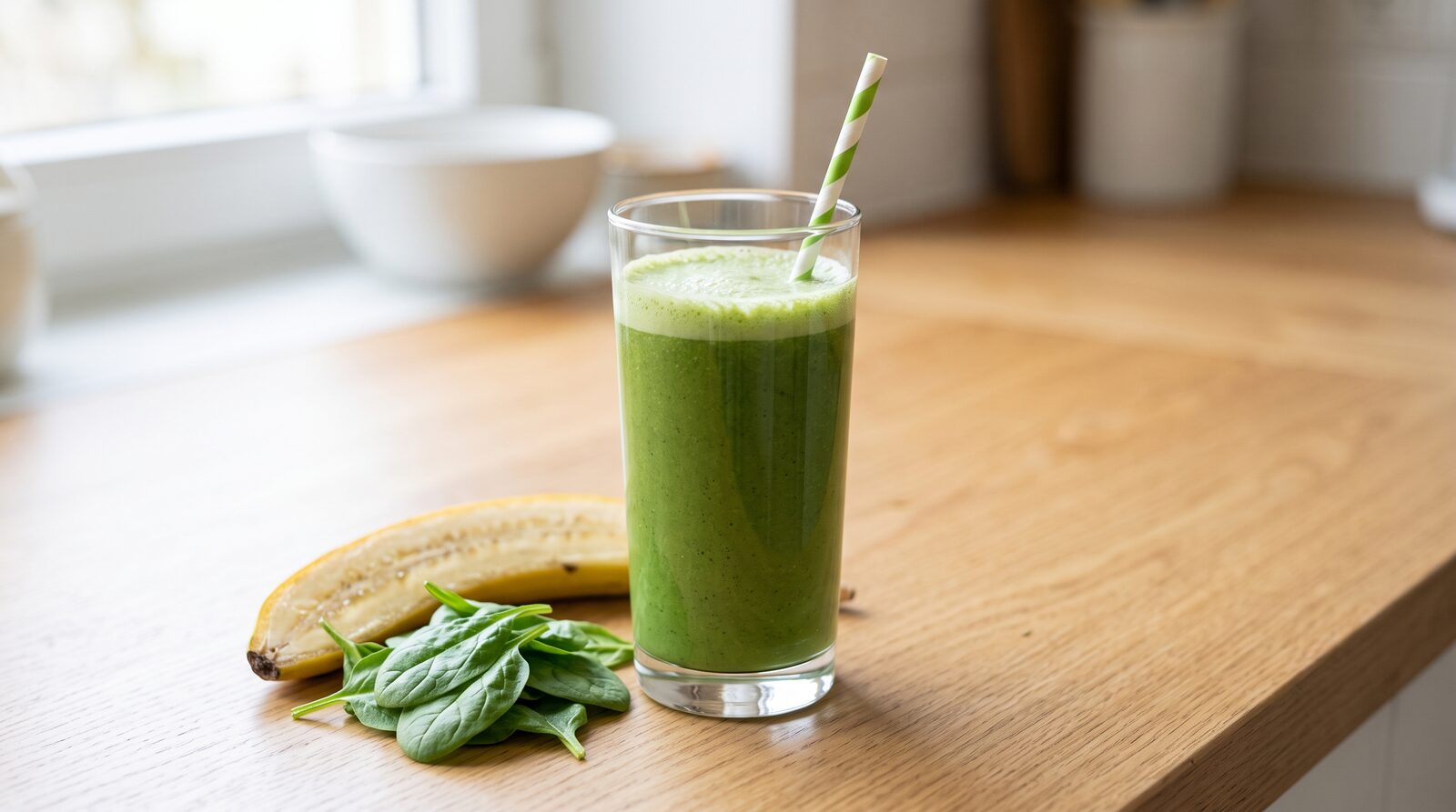 Green protein shake